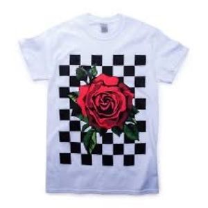 Checkers Rose T-Shirt